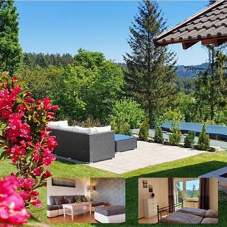 Moderne Ferienwohnung Mit Eigenem Garten Und Traumhaften Blick Wilhelmsthal Exterior foto