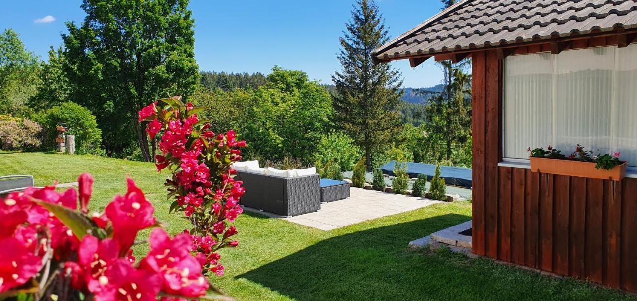 Moderne Ferienwohnung Mit Eigenem Garten Und Traumhaften Blick Wilhelmsthal Exterior foto