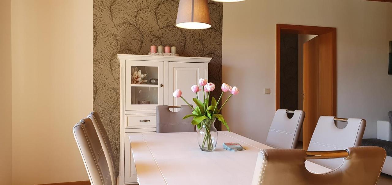 Moderne Ferienwohnung Mit Eigenem Garten Und Traumhaften Blick Wilhelmsthal Exterior foto