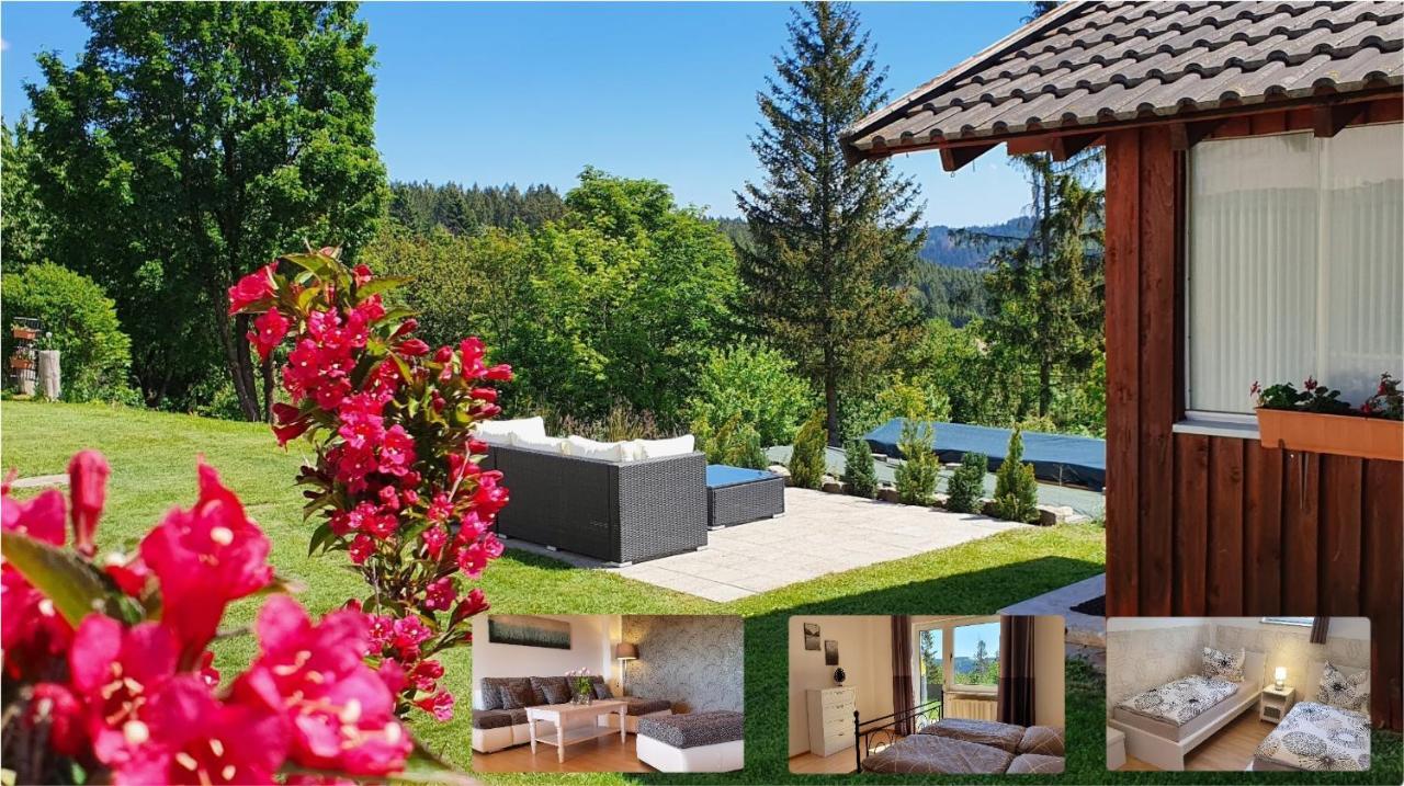 Moderne Ferienwohnung Mit Eigenem Garten Und Traumhaften Blick Wilhelmsthal Exterior foto