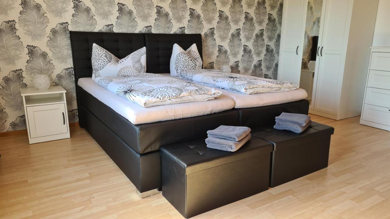 Moderne Ferienwohnung Mit Eigenem Garten Und Traumhaften Blick Wilhelmsthal Exterior foto