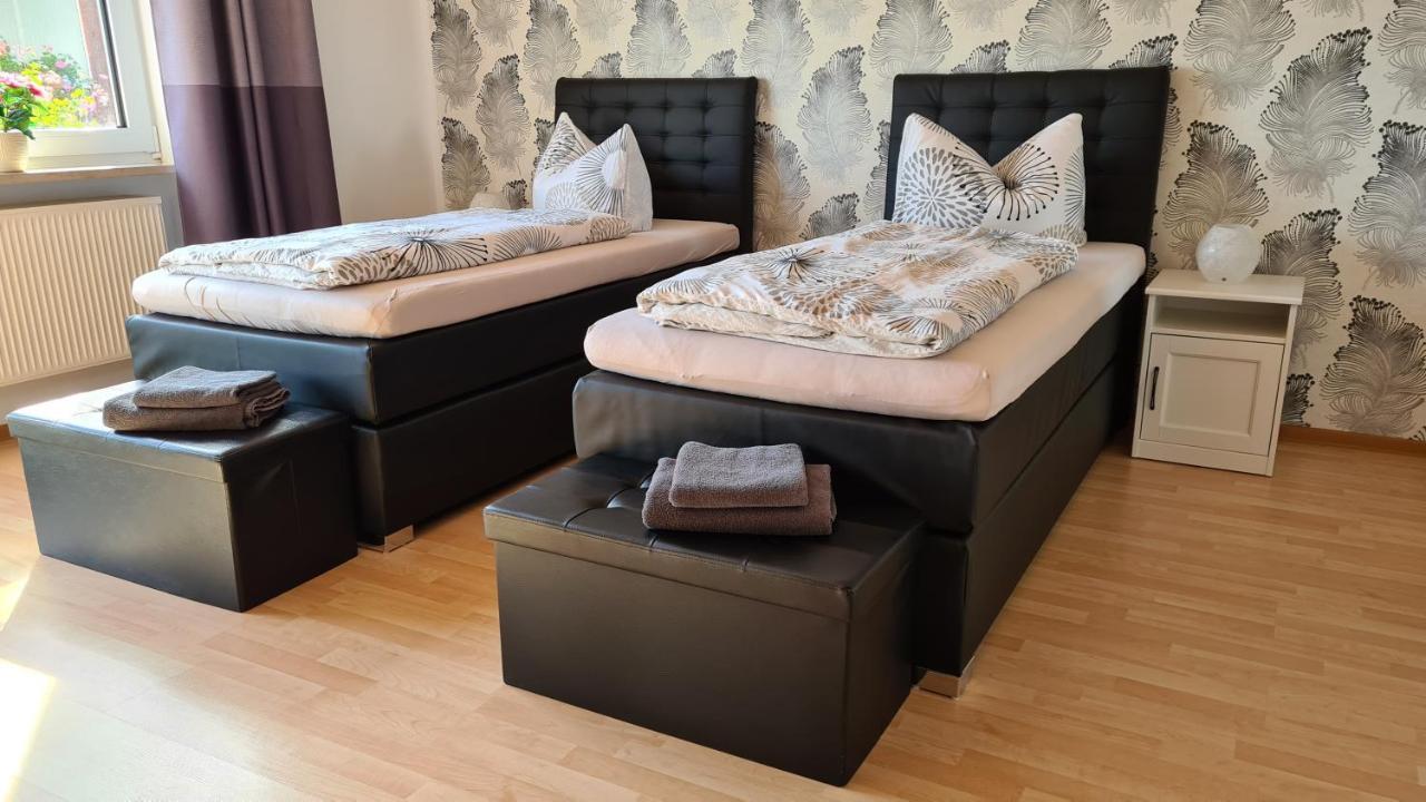 Moderne Ferienwohnung Mit Eigenem Garten Und Traumhaften Blick Wilhelmsthal Exterior foto